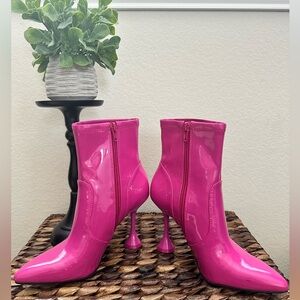 Pink Ankle Boots